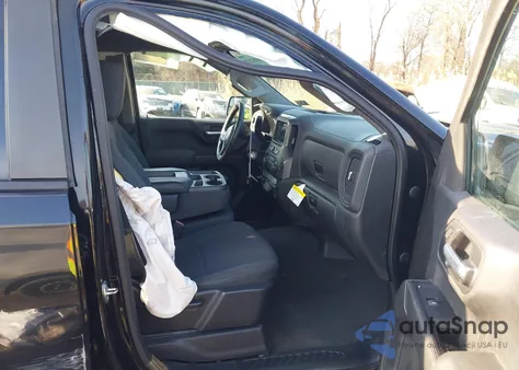 2019 Chevrolet Silverado 1500 Custom z USA, uszkodzony, nr VIN 3GCUYBEF6KG289743